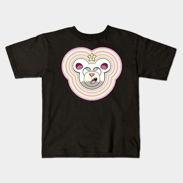 Star Bear Kids T-Shirt by Pencil Brain